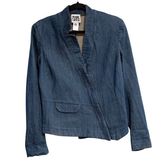 Prairie Underground Turner Denim Jacket Mechanic Asymmetric SZ M - Picture 1 of 6